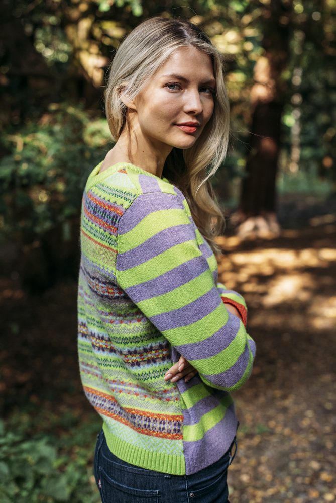 Stobo Fairisle Sweater (Reversible) (P4312)