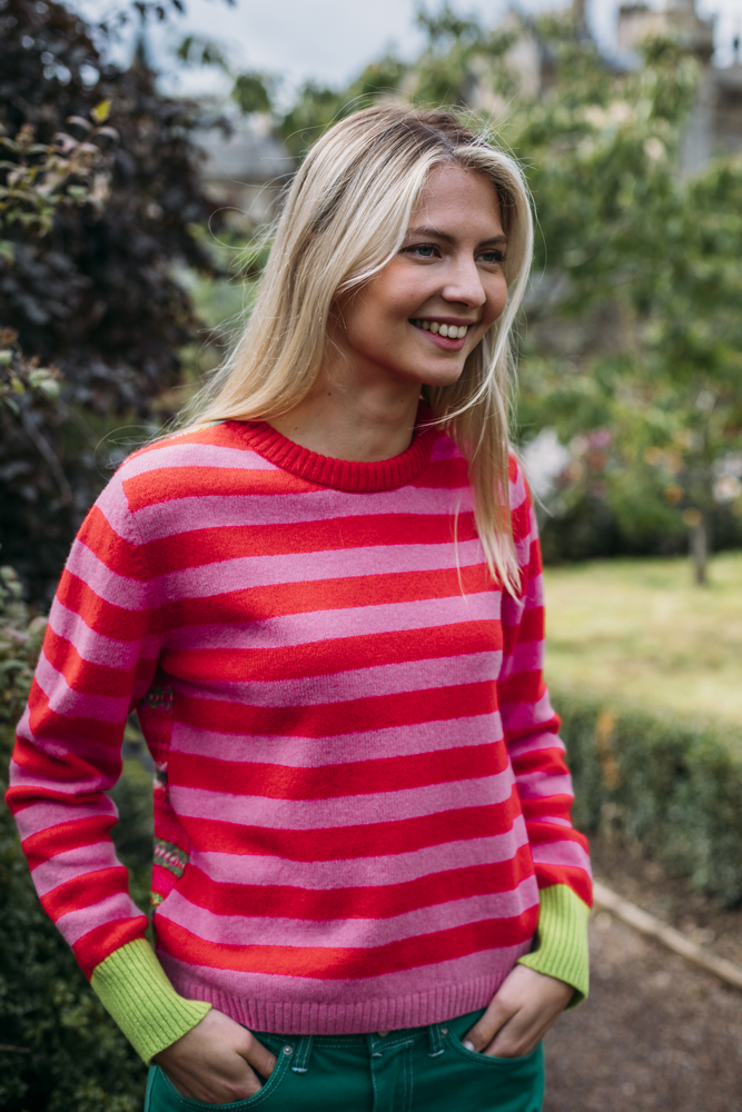 Stobo Fairisle Sweater (Reversible) (P4312)